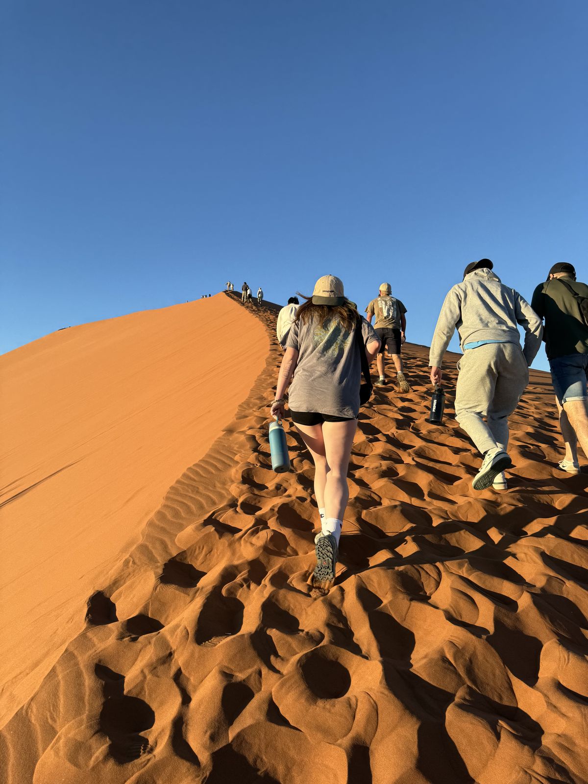 From the road, solo travel moment