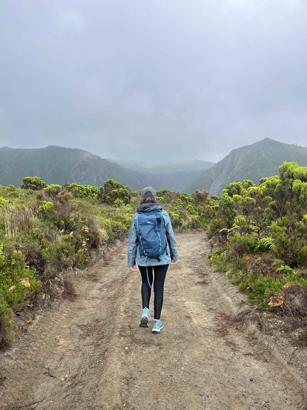 Solo travel moment