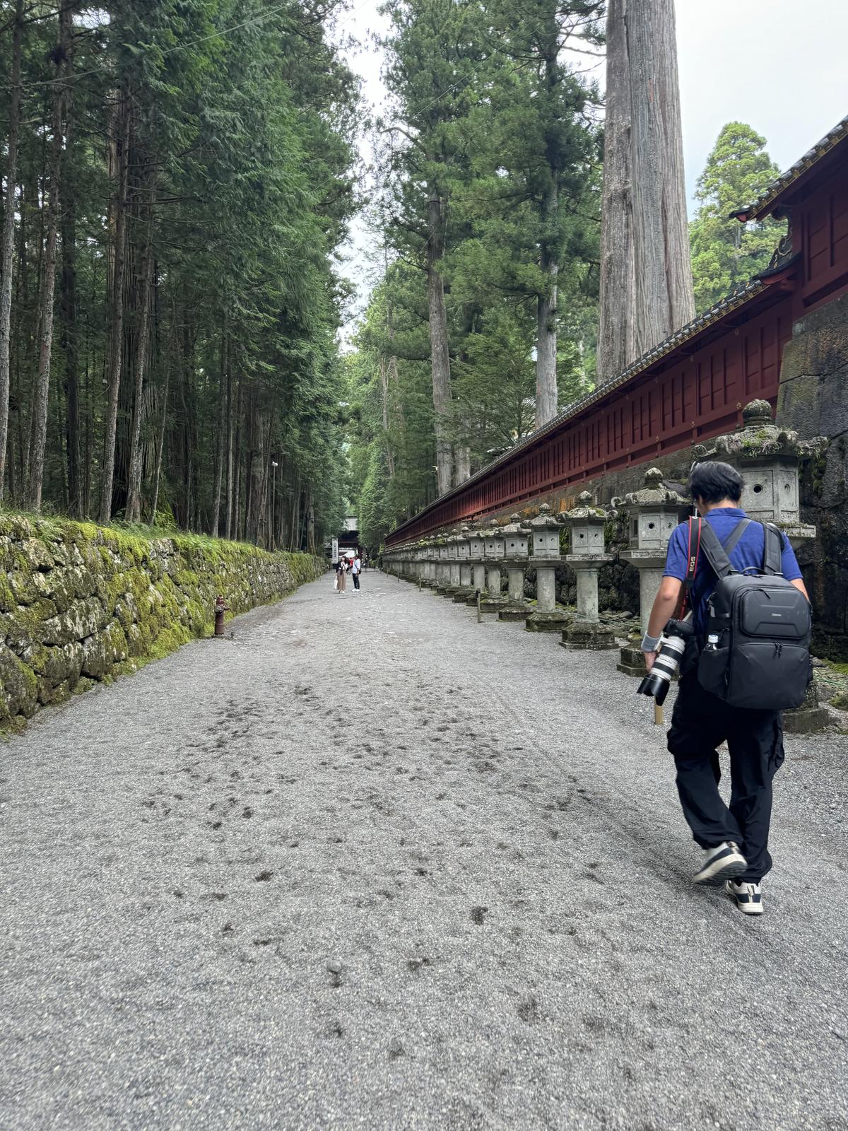 Solo travel moment